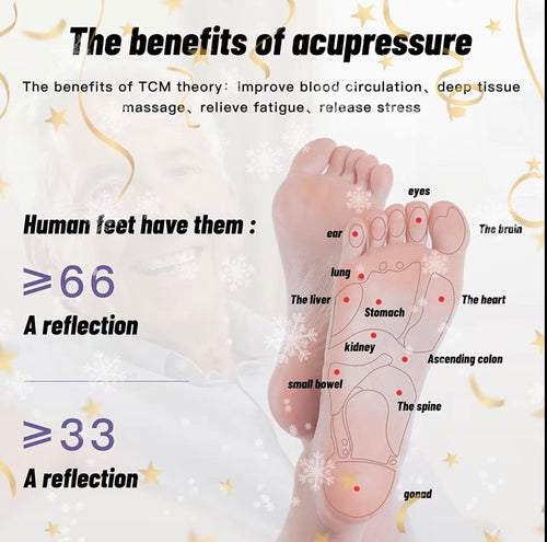 Portable Reflexology Foot Massager with Steel Balls – Deep Tissue Acupressure Roller for Plantar Fasciitis & Heel Pain Relief